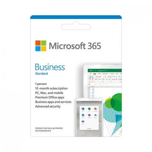 Microsoft 365 Bus Std Retail All Lng APAC EM SubPKL 1YR Onln DwnLd NR KLQ-00209